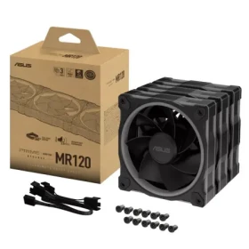 Asus Prime MR120 ARGB čierna / 3x 120mm ventilátor / Sleeve bearing / 1600 RPM / 58 CFM / 21 dB (90DA00I0-B09020)