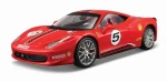 Bburago Ferrari Racing 458 Challenge červená