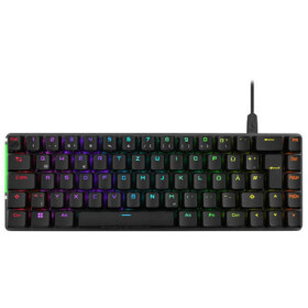 Asus ROG Falchion Ace čierna / Herná klávesnica / mechanická / ROX NX RED / RGB / USB / DE Layout (90MP0346-BKDA01)