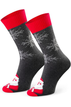 PÁNSKE VIANOČNÉ PONOŽKY 136 M.GRAPHITE 41-43