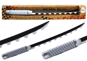 Mamido Samurajský meč Nichirin na batérie s pohodlnou rukoväťou a zvukovými efektmi čierny