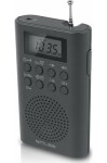 Muse M-03 R čierna / Vreckové rádio / FM / budík / LCD / 3.5mm (M-03R)