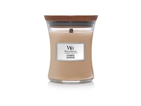 Woodwick Cashmere 275 g - sviečka stredná / doba horenia: až 65h (5038581141916)