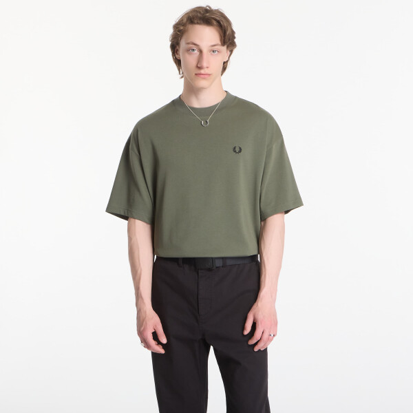 Tričko Fred Perry Back Vertical Graphic T-Shirt Green XL