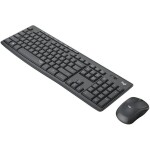 Logitech MK295 Slim Combo Graphite / Bezdrôtová sada klávesnice a myši / CZ layout / USB nanoprijímač (920-009808)