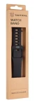 Tactical 789 Silikónový Remienok s Prackou pre Apple Watch 38 amp; 40mm Grain čierna (8596311138874)