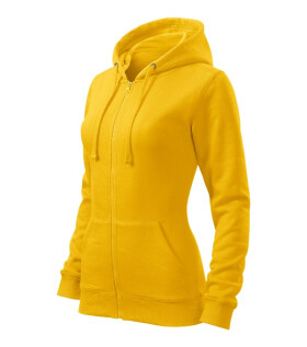 Trendy mikina na zips ženy žltá S