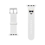 Karl Lagerfeld Choupette Head Remienok pre Apple Watch 38 amp; 40mm biela (3666339033699)