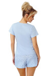 Pyžamo Donna Star Short w/r S-2XL modrá M
