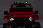 Mamido Mamido Elektrické autíčko OFFROAD červené 12V Vysoký podvozok, široké sedadlo, Odpružené nápravy, 2,4 GHz Diaľkové ovládanie LED svetlá