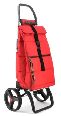 Rolser Big Polar 2 Logic RSG červená / Nákupná taška na veľkých kolieskach / 44 l / nosnosť 40 kg / výška 108 cm