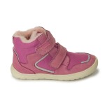 Dievčenská zimná barefoot obuv DAXI PINK, Protetika, ružová - 23