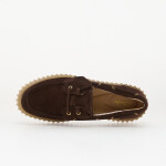Tenisky Clarks Torhill Boat Dark Brown Suede EUR 38