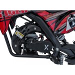 Mamido Detská benzínová motorka RamiGO TIGER 49CC červená