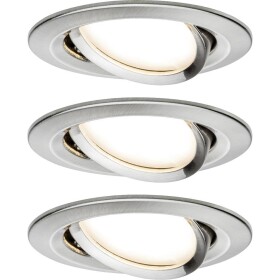 Paulmann 92959 LED vstavané svetlo sada 3 ks LED 18 W železo (kartáčovamé); 92959
