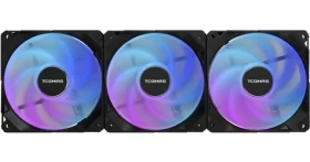 Tcomas FA200 čierna / Ventilátor / 3 ks / 120 mm / ARGB / 85,2 CFM / 2600 RPM (FA200NFC2BKDEU)