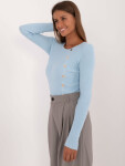 Jumper AT SW 2332 2.62 svetlo modrý S/M