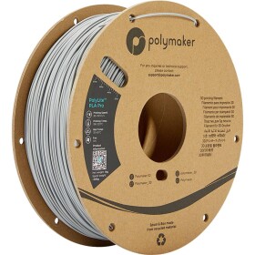 Polymaker PA07003 vlákno pre 3D tlačiarne PLA Pro Vysoká tuhosť, Nárazuvzdorný 1.75 mm 1000 g sivá PolyLite™ 1 ks; PA07003