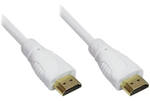 Techly biela / HDMI kábel / 0,5 m / 4K / s Ethernetom / ARC (ICOC-HDMI-4-005NWT)