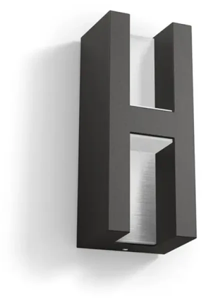 Philips Shadow LED 2x4.5W antracit / Vonkajšie nástenné svietidlo / hliník / 220-240V (915005377301)