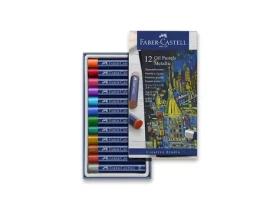 Faber-Castell Pastely olejové metalické / papierová krabička / 12 ks (127014)