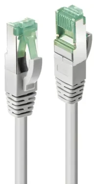 Lindy Cat6a S/FTP 10m šedá / Patch kábel / TPE / GRS recyklovaný / RJ-45 / 10GBase-T (47923)