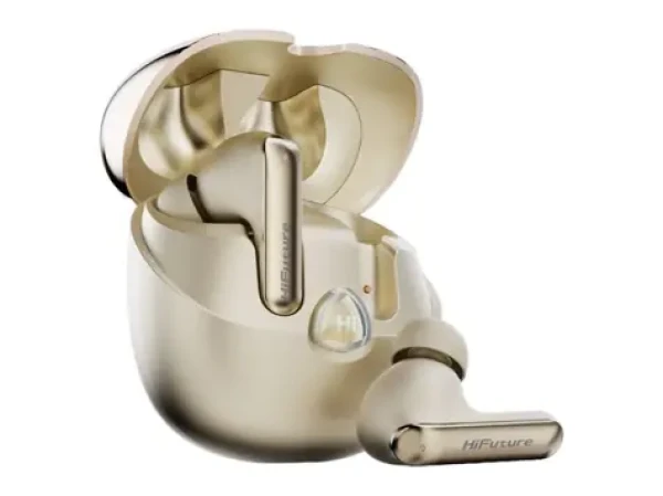 HiFuture Sonic Air zlatá / bezdrôtové slúchadlá / mikrofón / IPX5 / Bluetooth 5.3 (Sonic Air Champagne)