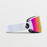 Snowboardové okuliare Volcom Garden Matte White/Pink Chrome s UV ochranou Pink (VG0122101) Jedna velikost