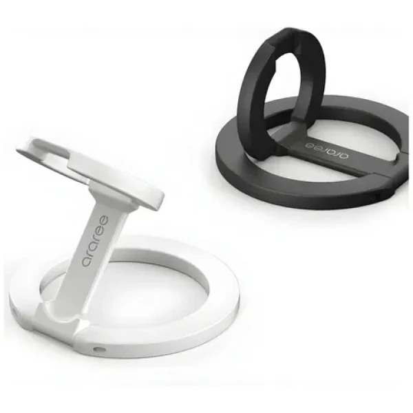 Araree A-RING MagSafe čierna / Prstenový držiak telefónu / Magnetické uchytenie (AR70-02274A)
