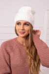 Majka dámska čiapka K376 krémová - Oliwier UNI