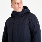 Bunda Tommy Hilfiger Tech Hooded Padded Parka Desert Sky L