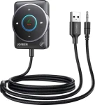 Ugreen CM723 čierna / Bluetooth audio adaptér / USB / Jack 3.5mm / mikrofón (35002)