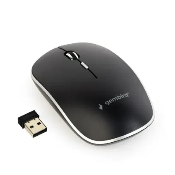 Gembird MUSW-4BS-01 čierna / bezdrôtová optická myš / USB / 1600DPI (MUSW-4BS-01)