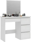 Funfit Toaletný stolík so zrkadlom / Toaletný stolík / 42x31x40 cm
