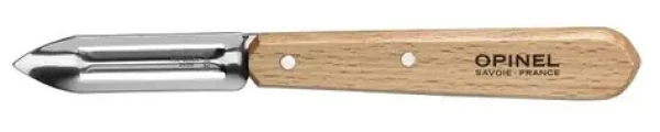 Opinel 115 škrabka na ovocie a zeleninu 6 cm / drevená rukoväť (1928)