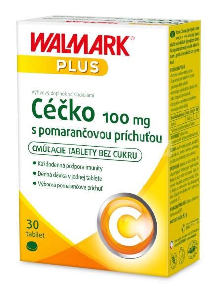 WALMARK CECKO 100MG 30TBL POMARANC