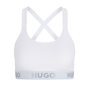 Dámska športová podprsenka BOSS Bralette s vypchávkami 50469628-100 - HUGO L