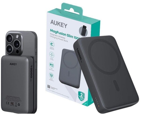 Aukey PB-MS04 10000mAh Szary