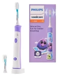 Philips Sonicare for Kids HX6322/12 fialová / Elektrická zubná kefka / Bluetooth / 62.000 sterov za min. (HX6322/12)