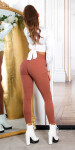 Sexy Highwaist Leggings with pockets CAPPUCCINO S/M