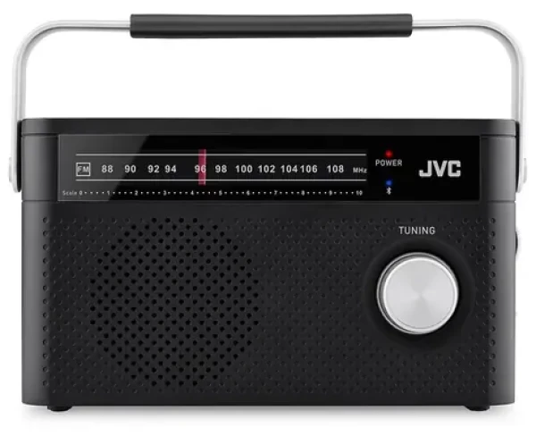 JVC RA-E315B čierna / Prenosné rádio / FM / Bluetooth / 5W (RA-E315B)