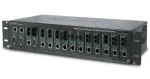Planet MC-1500R / Rackové šasi pre media konvertory / 15 slotov / 19" / redundantné napájanie (MC-1500R)