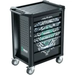 WERA 9700 Tool Rebel Workshop Trolley 1 / Dielenský vozík / 94 kusov náradia (05150130001)