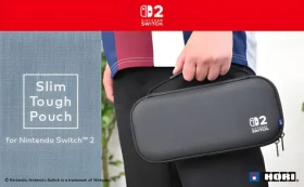 HORI Slim Tough Pouch čierna / Puzdro / Nintendo Switch 2 / Až 10 herných kariet
