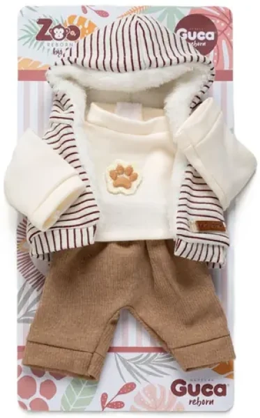 Guca OP987 oblečok pre opičku bábätko REBORN veľkosti 32 cm