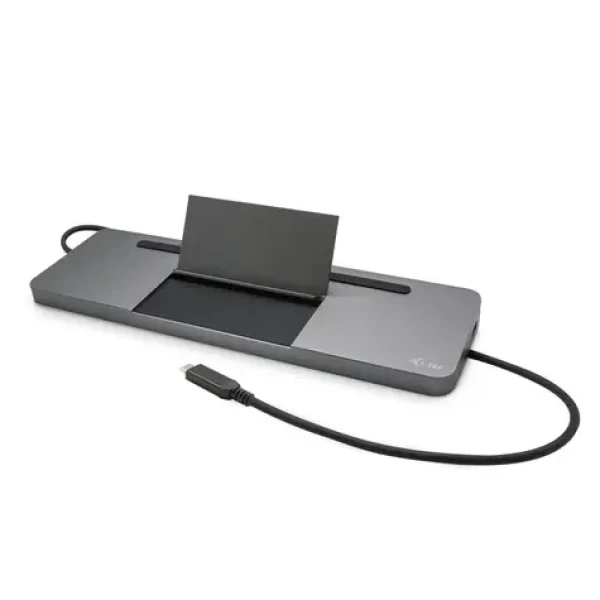 I-TEC USB-C Metal Ergonomic 4K C31FLATPRO100 / Dokovacia stanica / + nabíjačka 100 W / 3x monitor / PD 85W (C31FLATPRO100)