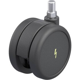 Blickle 845575 dvojité plastové otočné pojazdové koliesko; 845575