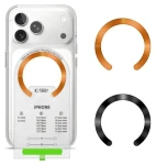 Tech-Protect MMP-210 oranžová/čierna / Magnetický krúžok MagSafe / 2 ks / univerzálny