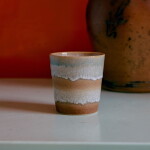 HK living Hrnček Coffee mug 70's Skyline 230 ml