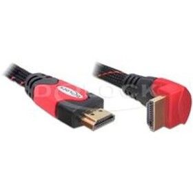 Delock HDMI 1.4 kábel A/A samec/samec pravouhlý, dĺžka 5 metrov (82688)